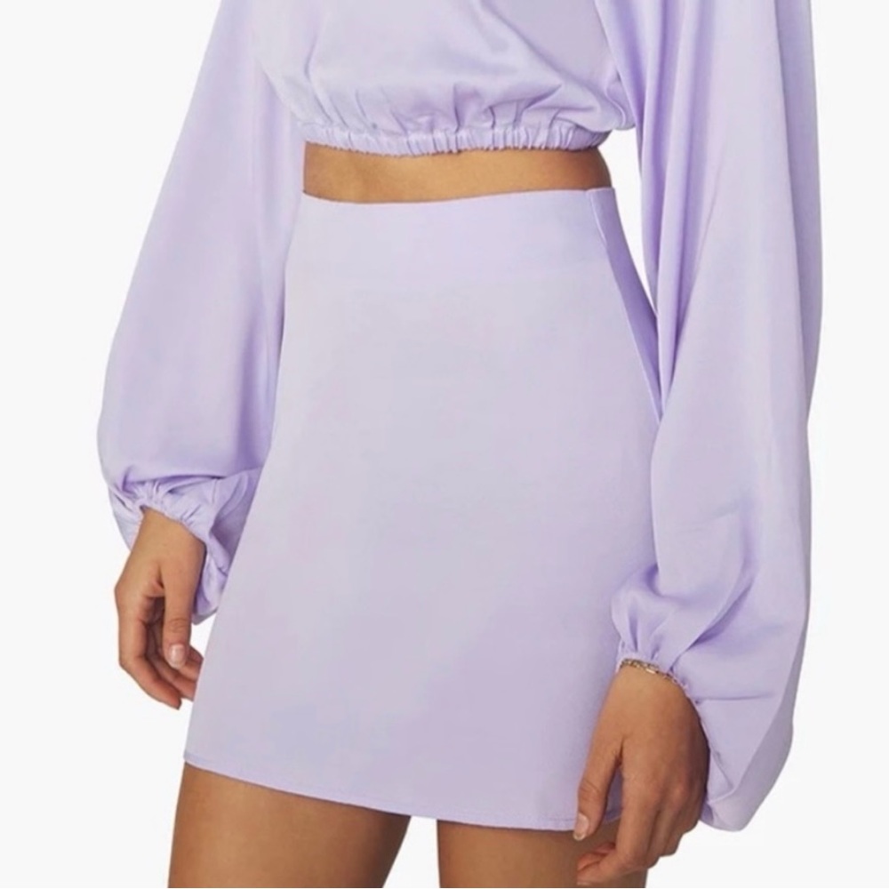 WeWoreWhat Size XS Lilac Mini Skirt